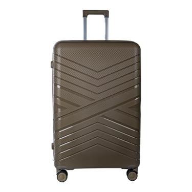 Imagem de Mala Grande (32KG) em Polipropileno 4 rodas 360º - Ultraleve Polonia (Marrom)