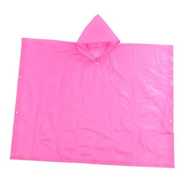 Imagem de Happyyami 3 Pecas poncho ombrelone sombrite roupa de chuva rasqueadeira guardachuva bicicleta capa de chuva roupas Senhorita Eva rosa