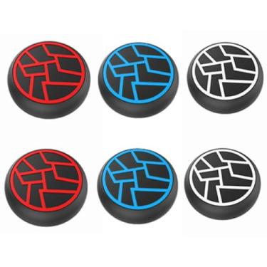 Imagem de Kit 6 Protetores para Controle Analógico Grip Compatível Com PS5,4 e 3 XBOX Series XBOX One Xbox 360