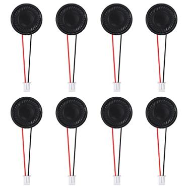 Imagem de 8 peças de 8 Ohm 2 W alto-falantes redondos de 8 ohm de 28 mm compatíveis com alto-falante pequeno de áudio MP3 MP4 Player Speaker