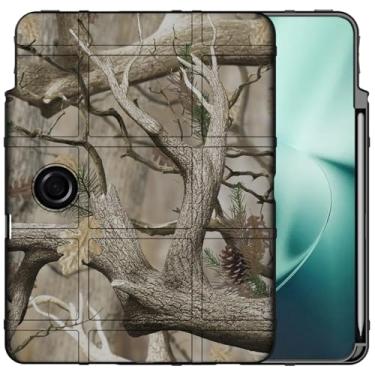 Imagem de Nakedcellphone Série Special Ops para OnePlus Pad 29.5 cm Tablet 2023, capa protetora fina e robusta (com compartimento para suporte para caneta Stylus Stylo) - Bush Camo