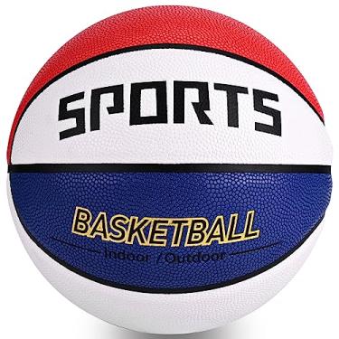 Imagem de KUYOTQ Crianças juvenis tamanho 5 (69,8 cm) esportes basquete absorção de umidade couro composto basquete interno ao ar livre júnior basquete para meninos meninas jogos de basquete presentes