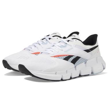Imagem de Reebok Tênis adulto unissex Zig Dynamica 5, Calçado branco/preto/vermelho dinâmico, 12.5 Women/11 Men