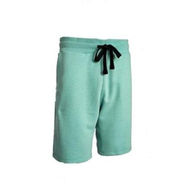 Imagem de Bermuda Moletom Acostamento Casual Verde Tam. M-Masculino