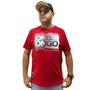 Imagem de Camiseta Masculina Onbongo Vermelha ON077