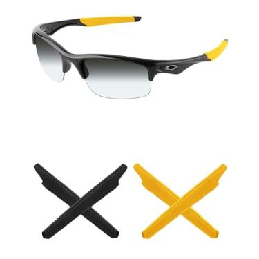 Imagem de Mryok – Opções de substituição para óculos de sol Oakley Bottle Rocket, Yellow & Black, One Size
