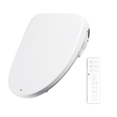 Imagem de Assento sanitário alongado X5, assento sanitário elétrico aquecido, bidê com secador, água morna infinita, bidê com pré-molhamento e purificação de ar, assento de vaso sanitário inteligente com
