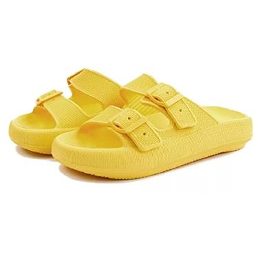 Imagem de Sandália Ortopédica Fly Feet Nuvem City Amarelo 33/34