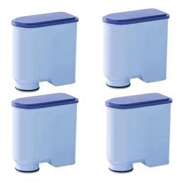 Imagem de Pacote com 4 filtros de água compatíveis com Philips AquaClean CA6903/10/00 /01/22/47, filtro de água Aqua Clean para máquinas de café totalmente automáticas, purificador de água dedicado à escala