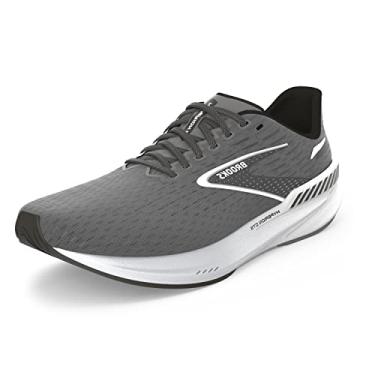 Imagem de Brooks Tênis de corrida masculino Hyperion GTS, Metal, preto/branco, 46