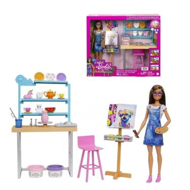 Imagem de Barbie Estúdio De Arte Criativo Com Boneca 3+ Hcm85 Mattel