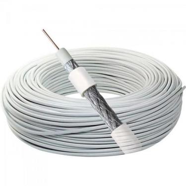 Imagem de Coaxial RG 59 67% Branco Rolo 100M Megatron