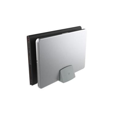 Imagem de Suporte Duplo 2 Notebooks Fechado Laptop Mesa Vertical - PEKO, 3D-394-