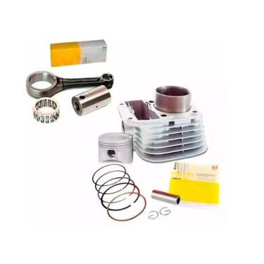 Imagem de Kit Cilindro Motor + Biela Honda Titan Cg Fan 125 2002/2008 - METAL LE