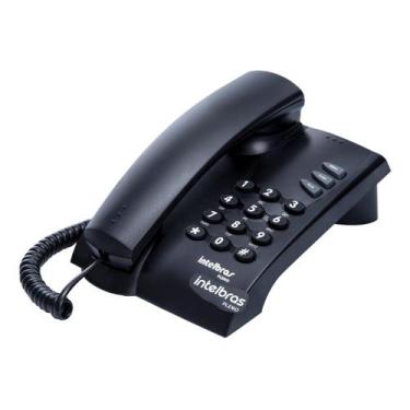 Imagem de Aparelho de Telefone Fixo Pleno Com  Fio  Preto Intelbras