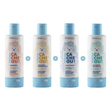 Imagem de Kit Shampoo, Máscara, Cond, Ativador Cachos Infantil Onduleze