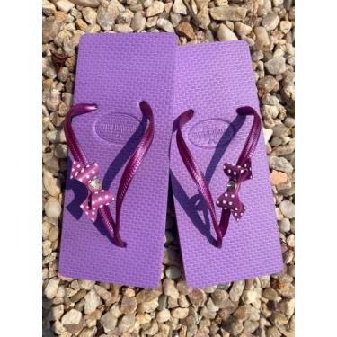 Imagem de Chinelo Brasileirinha Quadrado do N 33/34 ao 45/46, Roxo, 35/36