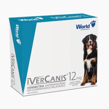 Imagem de Antiparasitário World Ivercanis 12mg para Cães de 60kg - Contém 1 blis