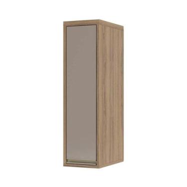 Imagem de Armário Aéreo 20 cm 1 Porta Graff 1 Prateleira Mel Luciane Móveis