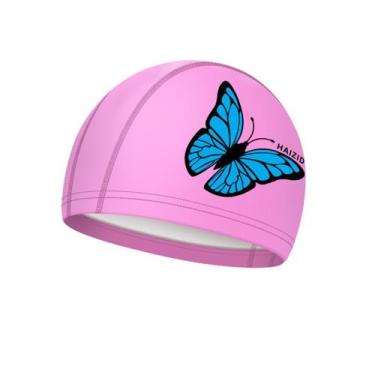 Imagem de Touca De Natação Infantil Profissional Borboleta - Hero Band, Rosa bor