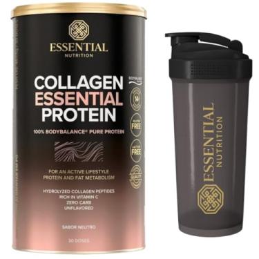 Imagem de Colágeno Hidrolisado - Collagen Protein - Neutro (sem sabor) - 30 Doses - Essential Nutrition + Coqueteleira oficial