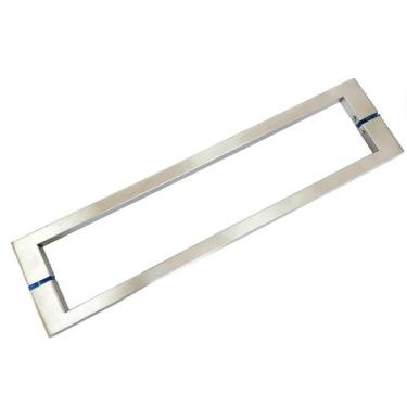 Imagem de Puxador De Porta Duplo Em Aço Inox 40cm Modelo Soft - DECORPLACE, Esco