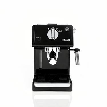 Imagem de De'Longhi ECP3120 15 bar máquina de espresso com sistema cappuccino avançado, 24,4 x 18,2 x 30,1 cm, preto/aço inoxidável