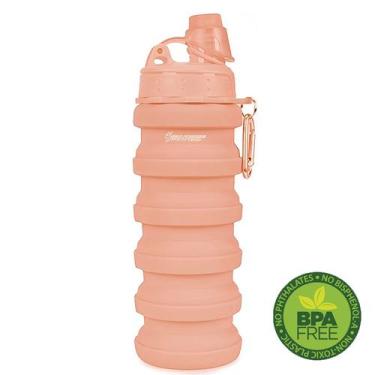 Imagem de Garrafa Silicone Gold Sports Walk Retrátil Dobrável Portátil 500ml -BP