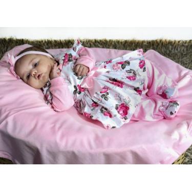 Imagem de Kit Saída De Maternidade Bela 4 Peças - Rosa - Vermelha- Salmão - Lalu