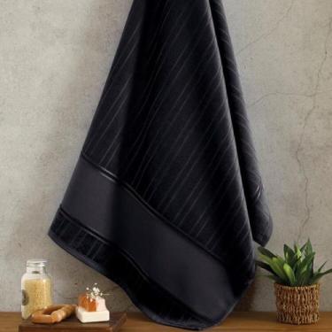 Imagem de Toalha Rosto Velour Artesanalle 0,50 X 0,80 - Dohler, PRETO, 0,50 x 0,