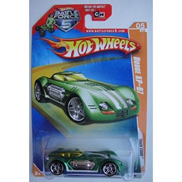 Imagem de Hot Wheels 09 TRACK STARS 5/12, GREEN DODGE XP-07 59/190 BATTLE FORCE 5