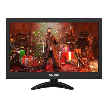 Imagem de Thinlerain Mini monitor de PC pequeno de 13,3 polegadas, monitor HDMI, monitor de LED 1366 x 768 com entrada HDMI VGA AV BNC USB, para computador Fire Stick, Xbox Ras pi, monitor de cozinha,