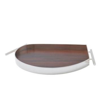 Imagem de Bandeja Duas Caras Leo Romano Prata - St James