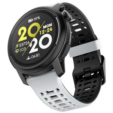 Imagem de ISABAKE Pulseira de relógio de liberação rápida de 22 mm compatível com Coros Pace 3/Apex 2 Pro/Apex Pro/Apex de 46 mm, pulseiras de silicone femininas e masculinas compatíveis com smartwatch COROS