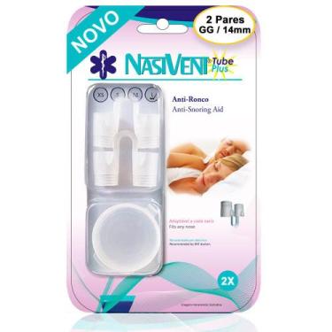 Imagem de Nasivent Tube Plus Premium - Dilatador Nasal e Anti Ronco - Tamanhos, 