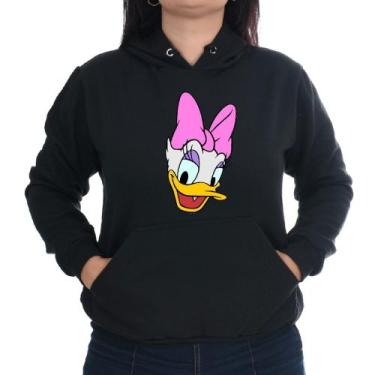 Imagem de Blusa Moletom Flanelado Feminino Margarida Patolino - Elite, Preto, G