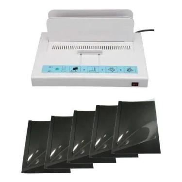 Imagem de Encadernadora Térmica Rd500 E 30 Capa Térmica 400 A4 Preta - OkayShop,