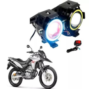 Imagem de Farol Auxiliar Para Moto - A Motorcycle