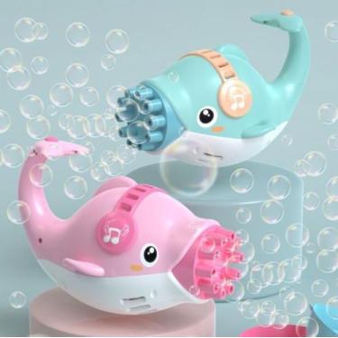 Imagem de Golfinho Bolhudo Brinquedo Lança Bolhas - DOLPHIN BUBBLE 