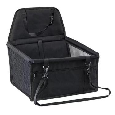 Imagem de Assento Cadeirinha Pet para Carro - Preto - SPQP, Azul e Cinza