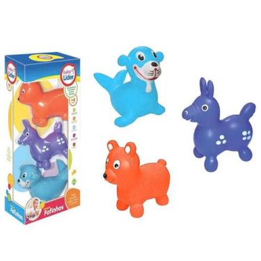 Imagem de Animais Fofinhos Brinquedo Para Banho Bebê - Lider - Líder Brinquedos