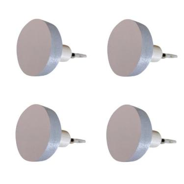 Imagem de 4 Ganchos Penduradores de Parede MDF Colorido 15mm Bola - Hanger Decor