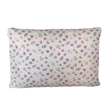 Imagem de Fronha Avulsa Foguete Rosa Infantil 50x70cm Tricoline 100% Algodão Est