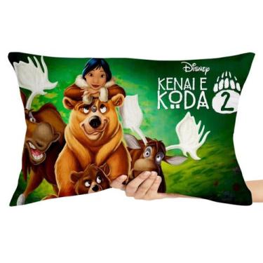 Imagem de Capa Travesseiro fronha com ziper 50x70  Irmão Urso Nita - Empório Dut