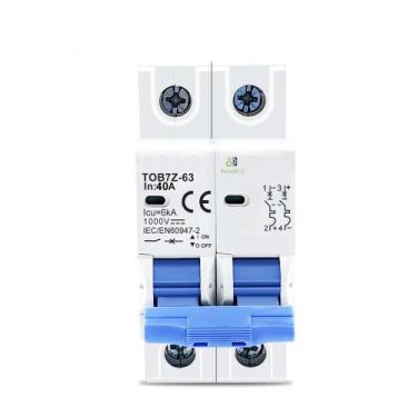 Imagem de Disjuntor Dc Cc 40a 1000v Bipolar Painel Solar Fotovoltáico - BoosMCE