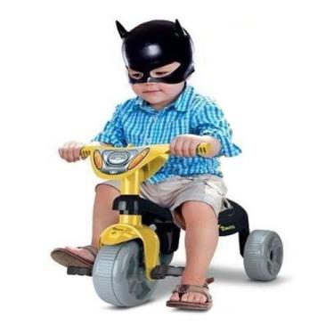 Imagem de Triciclo Infantil Herói Morceguinho Menino Até 25Kg Original - Samba T