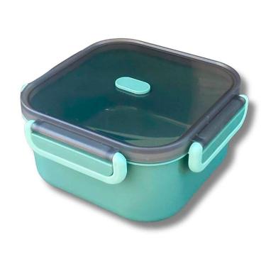 Imagem de Marmita com Talheres 16,5X16,5X7,5cm Verde CK6203 - Clink