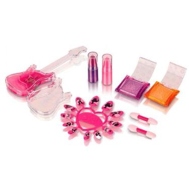 Imagem de Kit De Maquiagem  Paleta De Sombras Gloss Batom e Unha Postiça Cria Ma