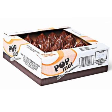 Imagem de Doce Bomboca Maria Mole Coberta Com Chocolate Pop Mel Clamel Caixa 50u