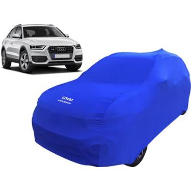 Imagem de Capa De Tecido Helanca Para Carro Audi Q3 Postagem Imediata - Mz, Azul